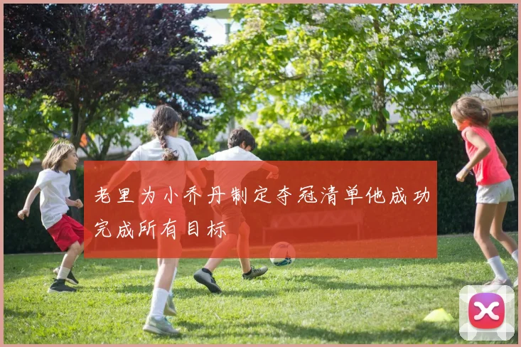 老里为小乔丹制定夺冠清单他成功完成所有目标